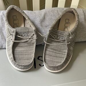 Hey Dude kids Textured Gray Loafers